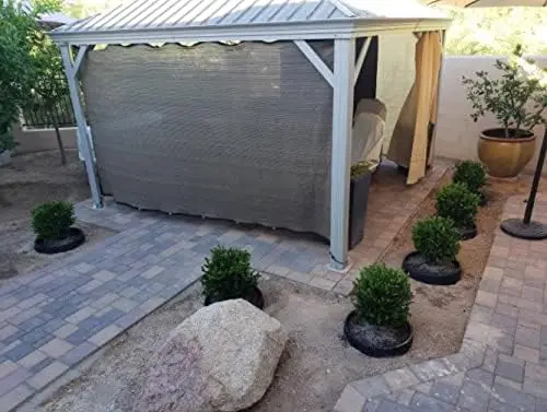 Paquet de 6 24 pouces d'anneaux de plantation. Bordure et rétention de l'eau. Protege les arbres et sépare la roche, le paillis et l'herbe