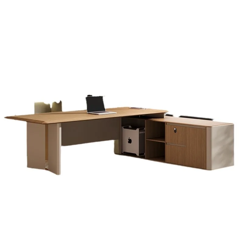 

Простой письменный стол, современный супервизор, офисный стол, светильник, роскошный офисный стол и стул, комбинация