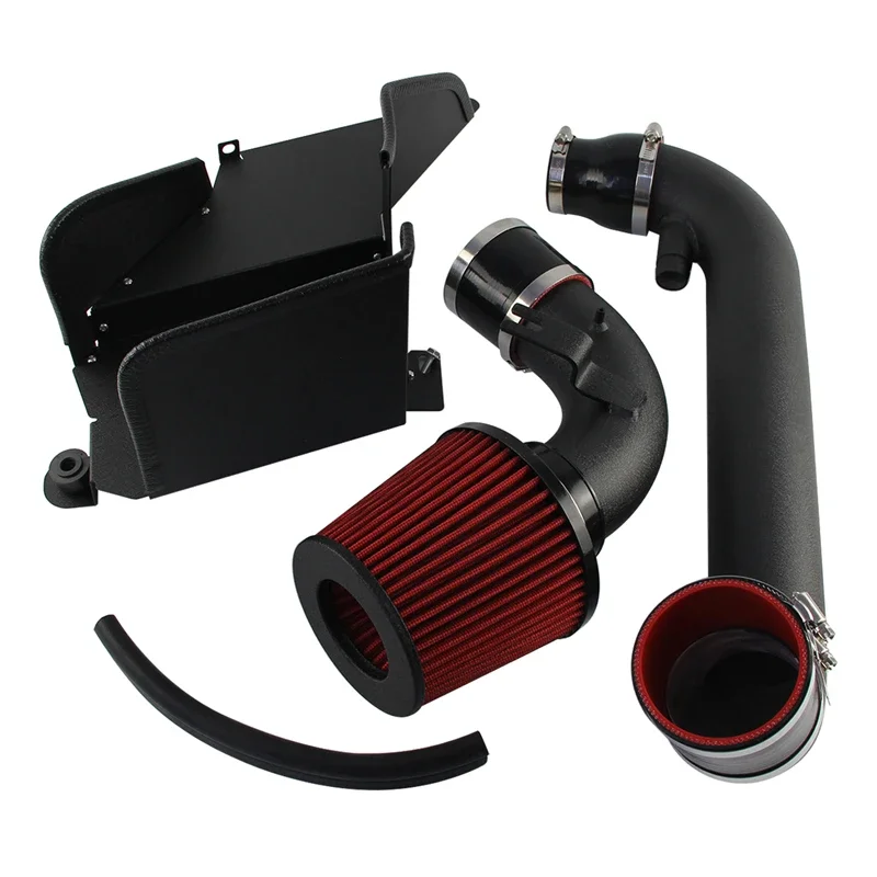 

Air Filter Cold Air Intake High Flow System Kit Fits for VW MK6 GTI Jetta Passat Audi TT A3 EA888 1.8T 2.0T Engine Black