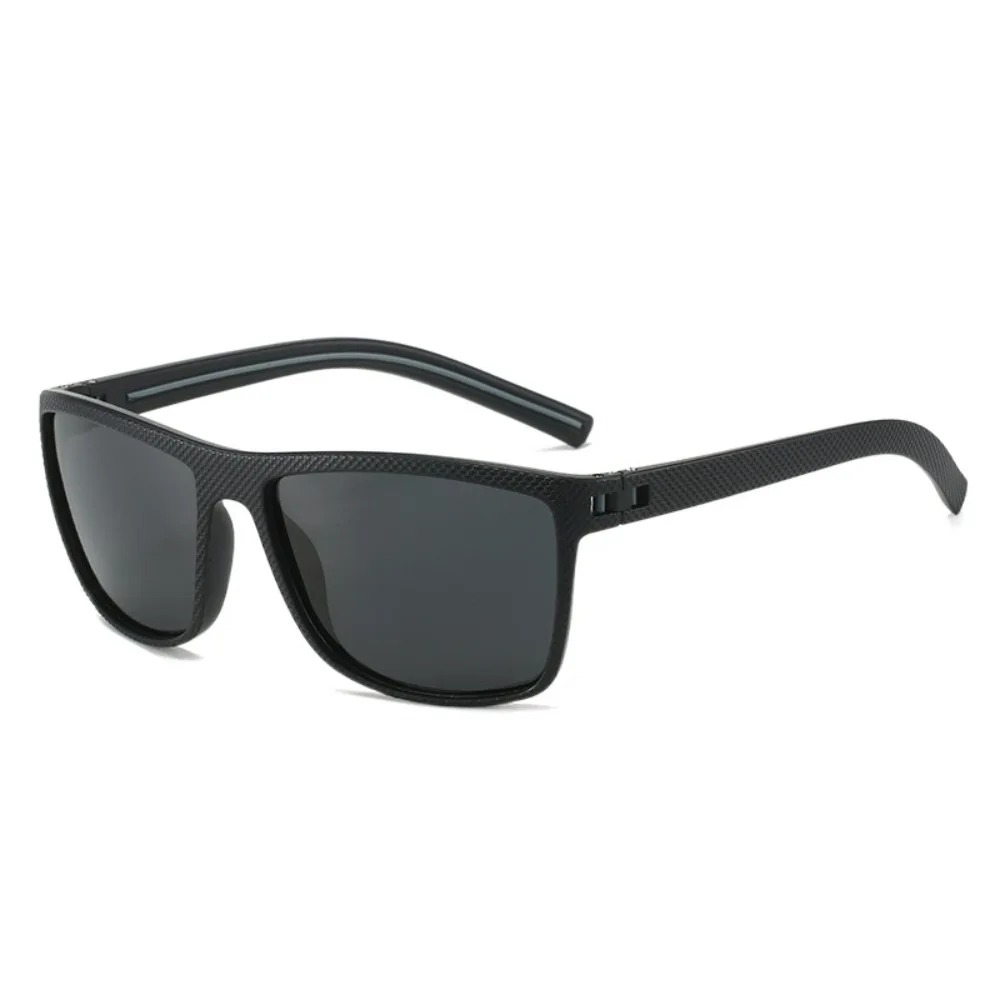 Lunettes de soleil polarisantes carrées, protection UV400, résistantes aux UV, verres de cyclisme, grande monture légère, lunettes de sport d'extérieur