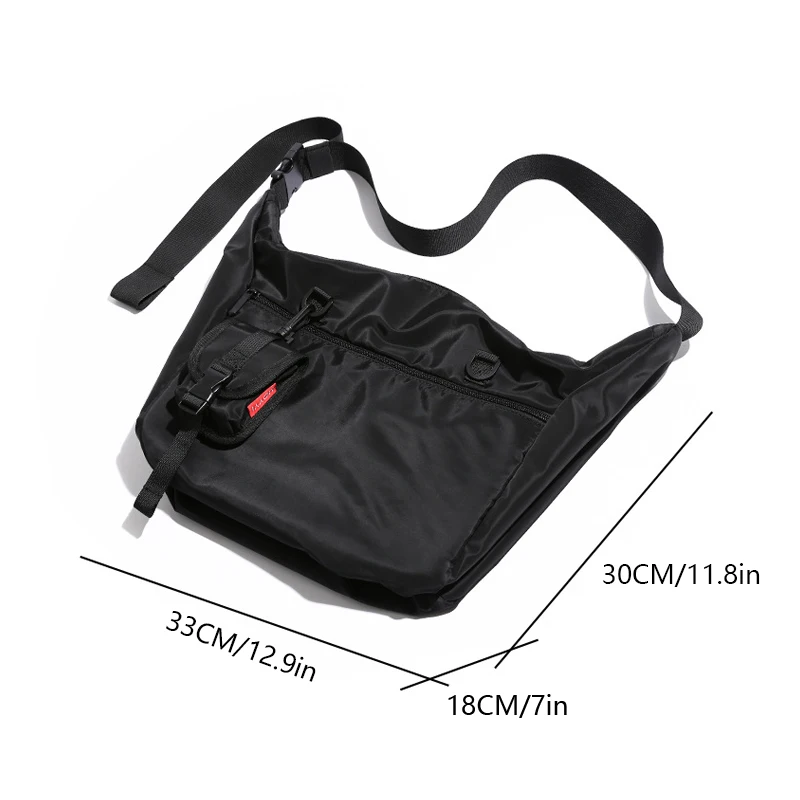 Men Crossbody Bag Oxford Cloth Shoulder Bag Korean Multifunctional Bag Leisure Postman Bag Work Clothes Messenger Bag