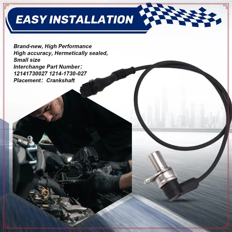 High-Quality Crankshaft Positioning Sensor 1214-1730-027 For BMW E36, E46, E34, E39 Z3 Motors 2.0I