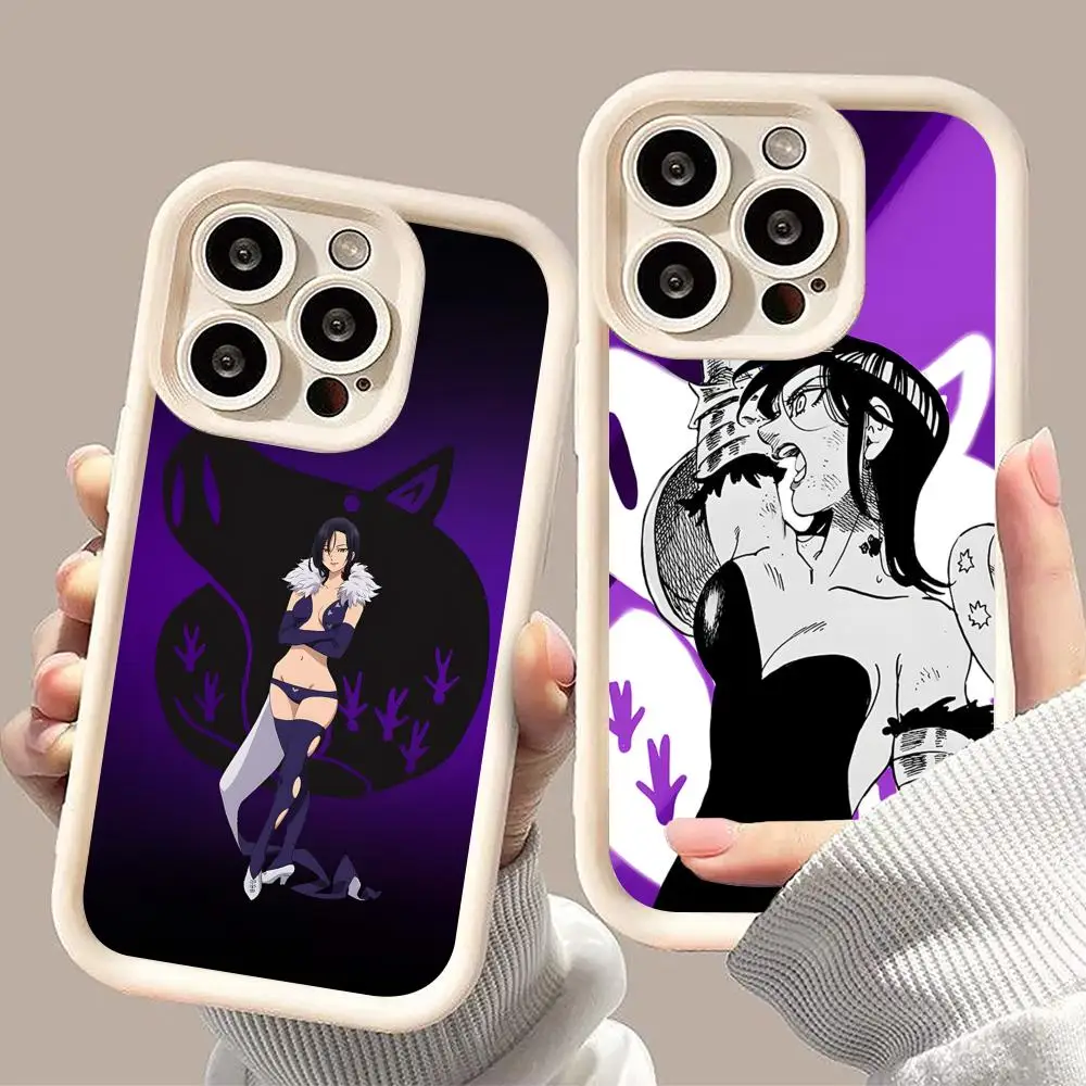Seven Deadly Sins Merlin Phone Case for iPhone 17 16 15 14 13 12 11 Air Pro Max Plus White Soft TPU Shockproof Cover - view 3