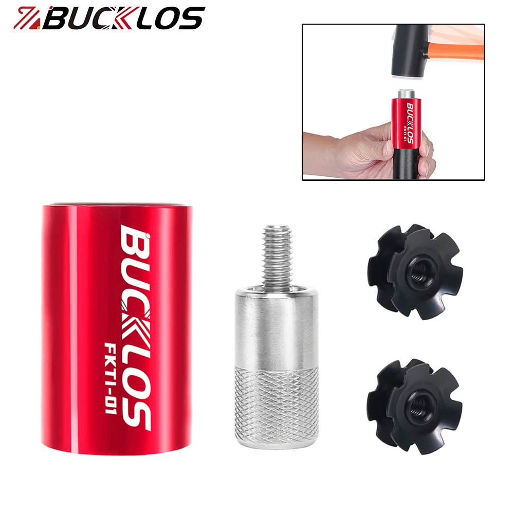 BUCKLOS Fahrrad Gewindelose Headset Stern Mutter Installieren Werkzeug Entfernen Expansion Crown Installer Fahrer Drücken Fit Gabelschaft