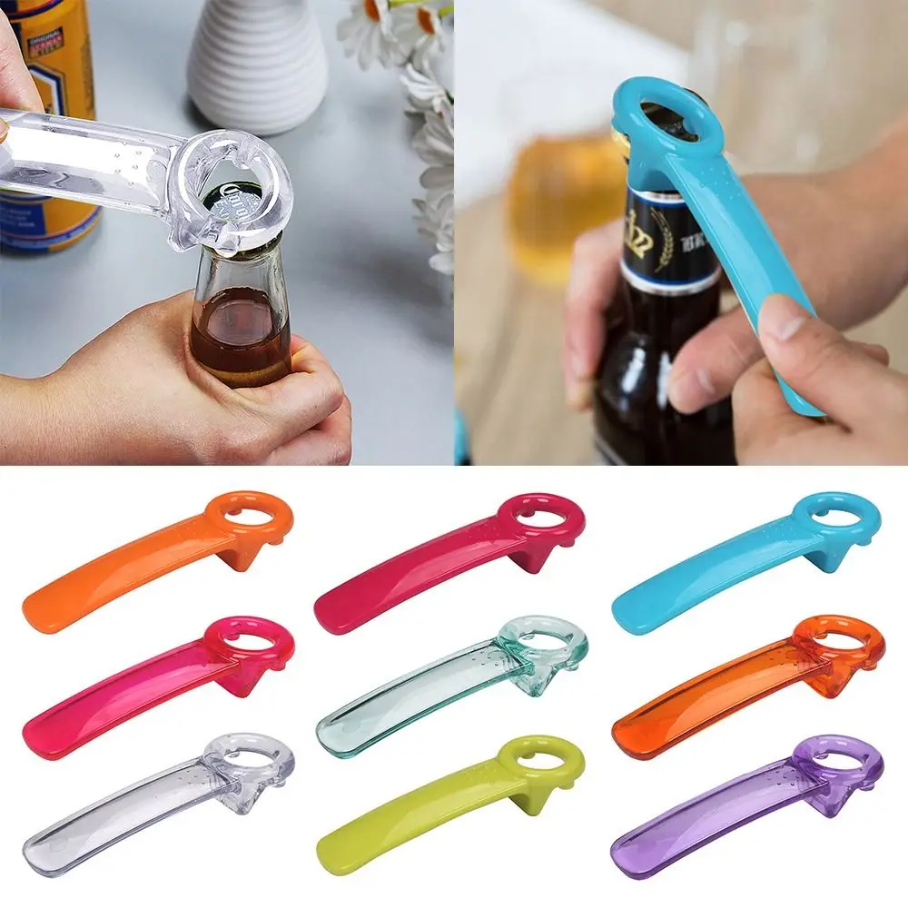 Plastic Beer Bottle Opener New Multifunctional Non-slip Can Openers Kitchen Gadgets Jar Opener