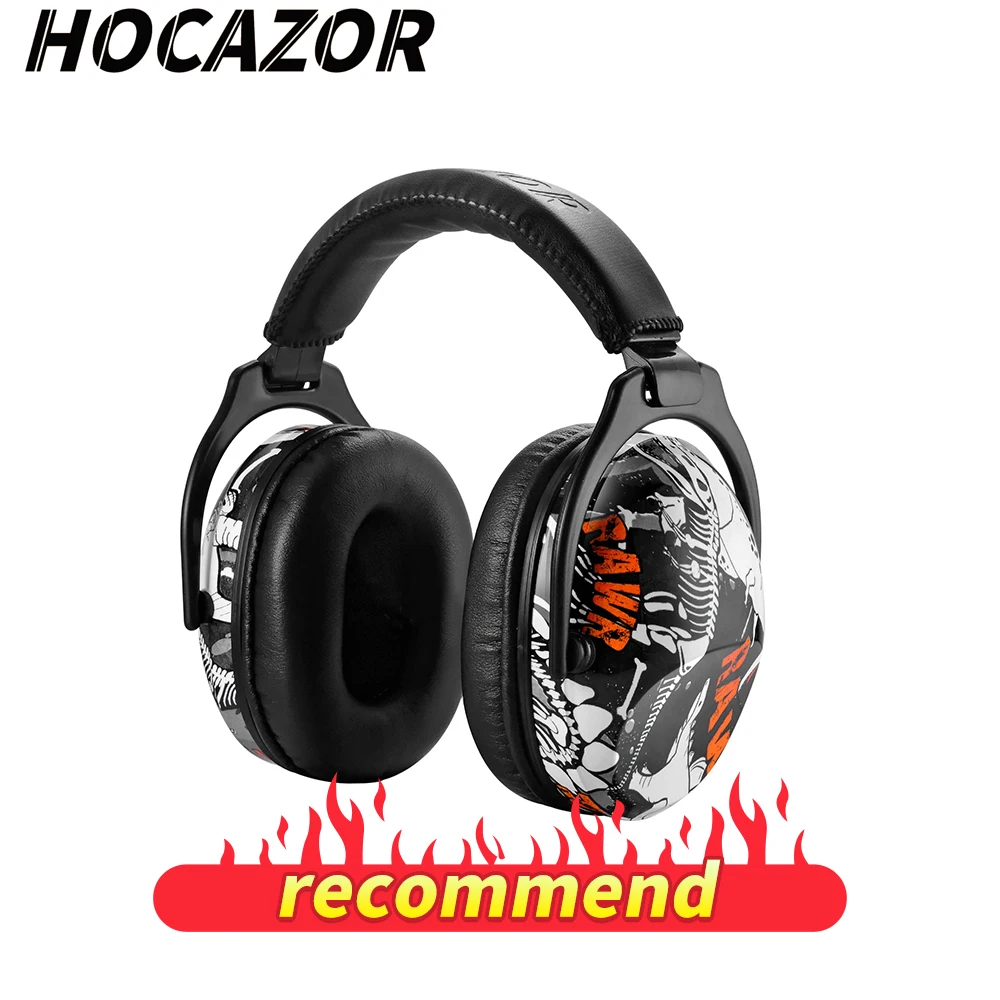 HOCAZOR Childrens Noise Reduction Earmuffs Protection Safety Ear Muffs Protectors Hearing For Toddler Kids NRR 22dB