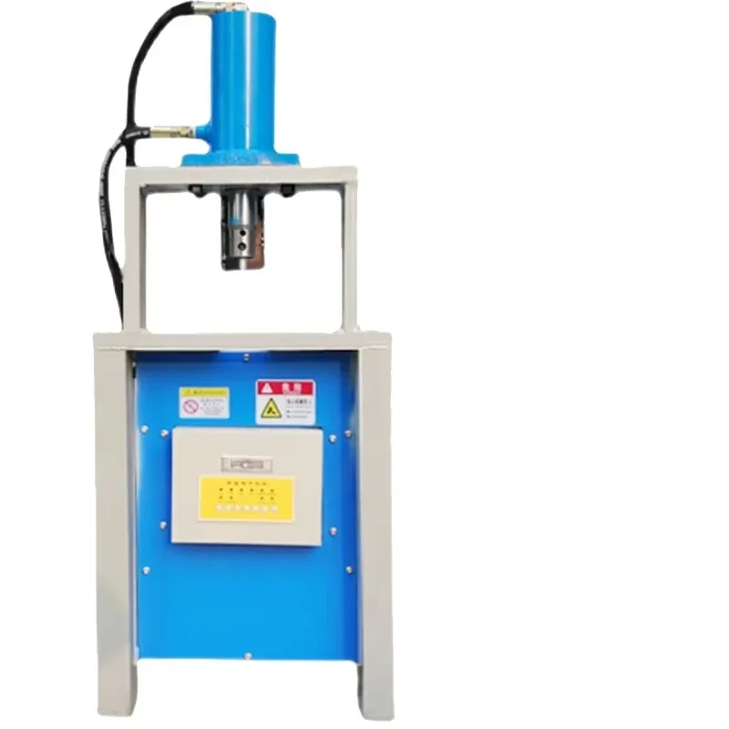 Punching and flattening machines Steel Tube Hole Square Punch Hydraulic Stamping machine