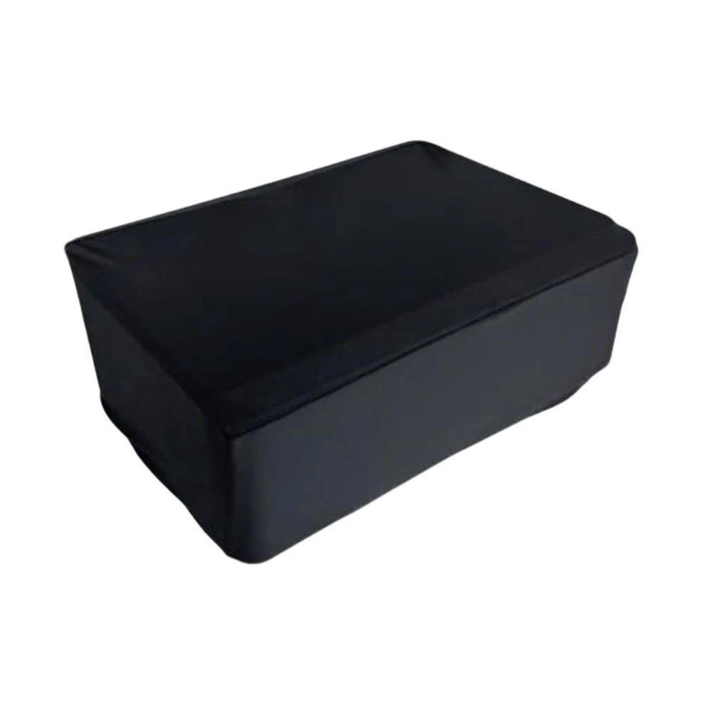 Dust Cover for Printers with Drawstring Closure - Elastic Stretch Waterproof Oxford Cloth Protector Black Size 17.3x13x9.3 inch