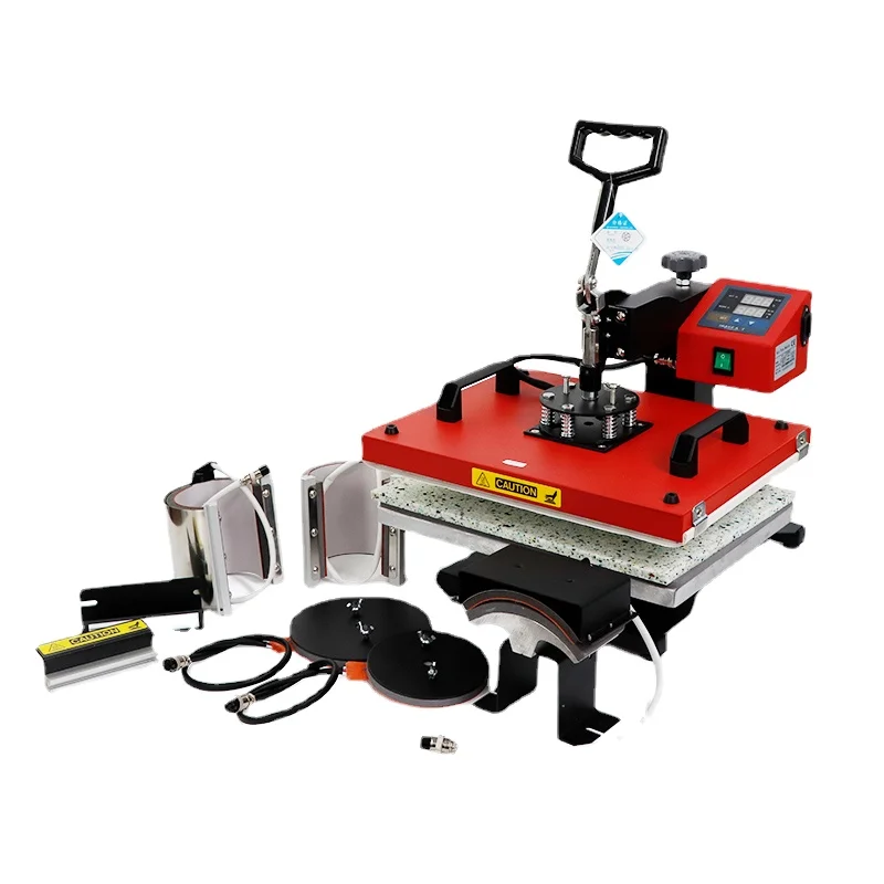 shaking head heat transfer machine Heat transfer machine Toaster T-shirt printing phone case 6IN1 Heat transfer machine