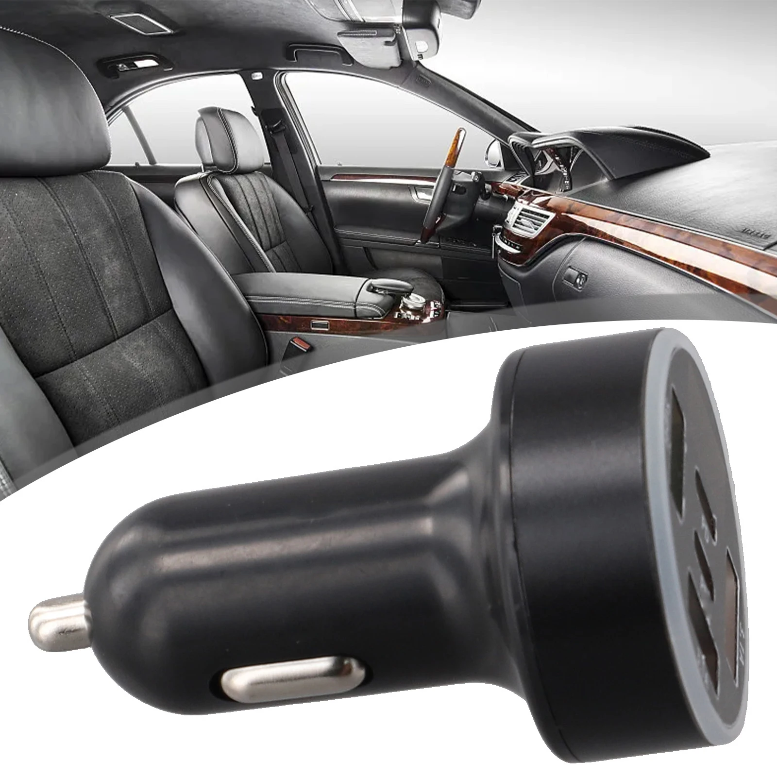 Efficient Charging For Daily Commute Dual PD Car Charger 130W Max Output 6A Current Digital Display Flash Charging