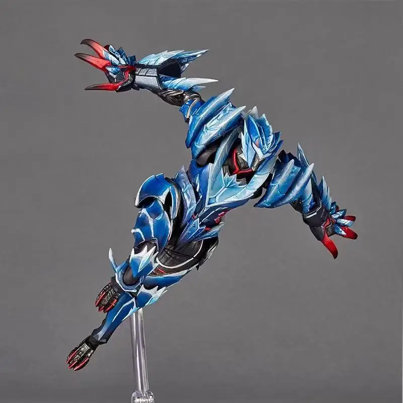 شخصيات مونستر هنتر لعبة شخصيات الحركة الأجهزة الطرفية تمثال جمع نموذج نسخة عالية الجودة دمى اللعب هدايا عيد الميلاد #4