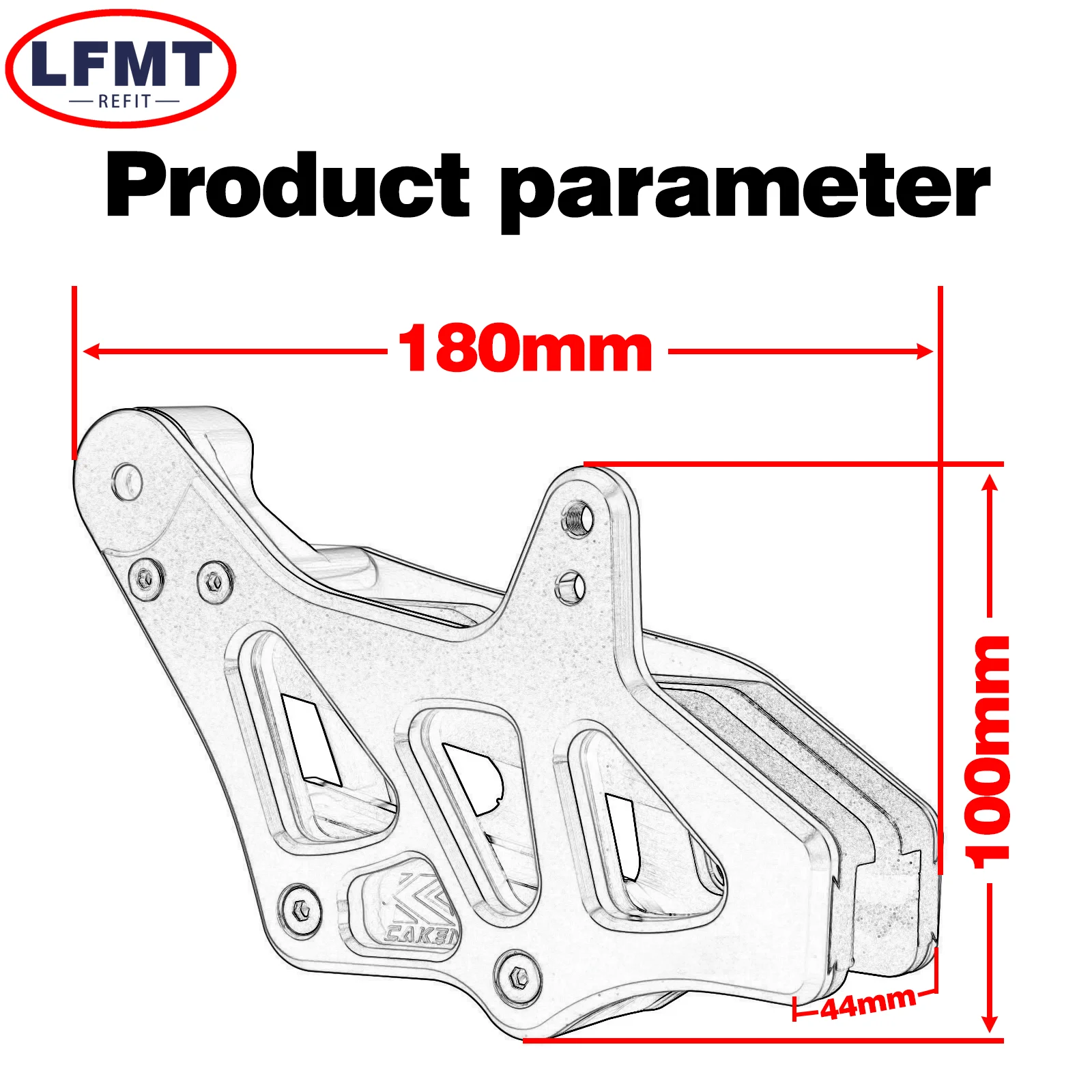 For KTM 125-500cc SX SXF XC XCF EXC EXCF XCW XCFW TPI 6D CNC Chain Guide Cover Guard Protector FREERIDE 250R 250F 350 Enduro 690