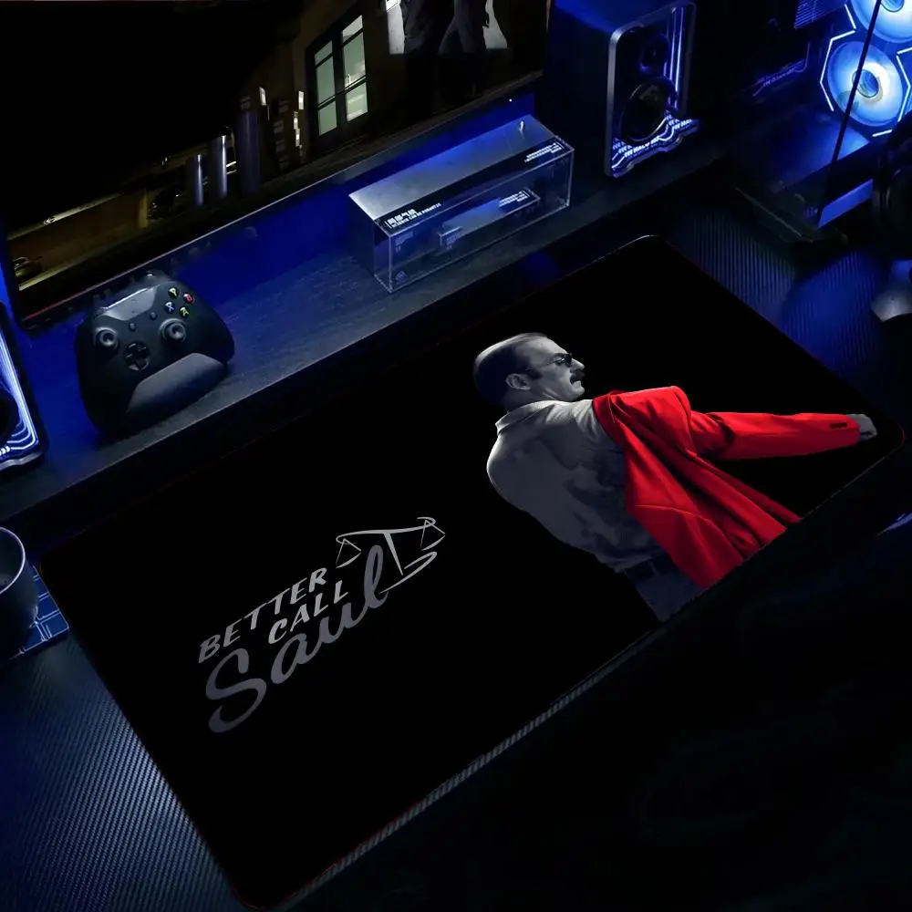 

Коврик для мыши Better Call Saul, большой игровой коврик для мыши с защитой по краям, утолщенный коврик для компьютерной клавиатуры, настольный коврик