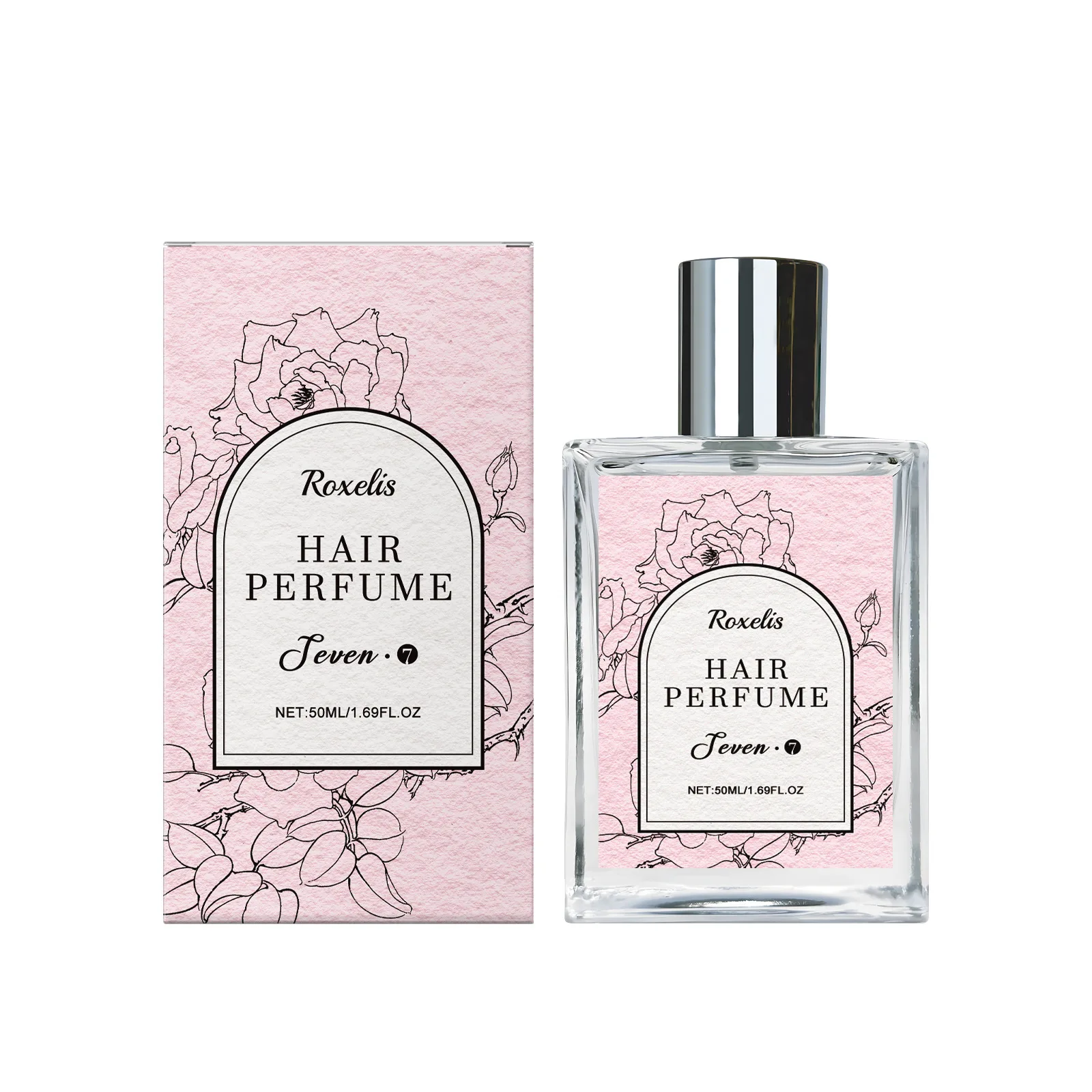 

50ml Hair Perfume Spray Long Lasting Floral Fragrance Fresh Hair Mist Portable Hair Care Perfume Overseas Warehouse