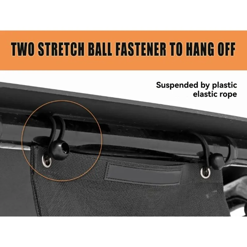

Universal 26L Capacity UTV ATV Storage Net Bag Durable Mesh For-For Off-Road Vehicles