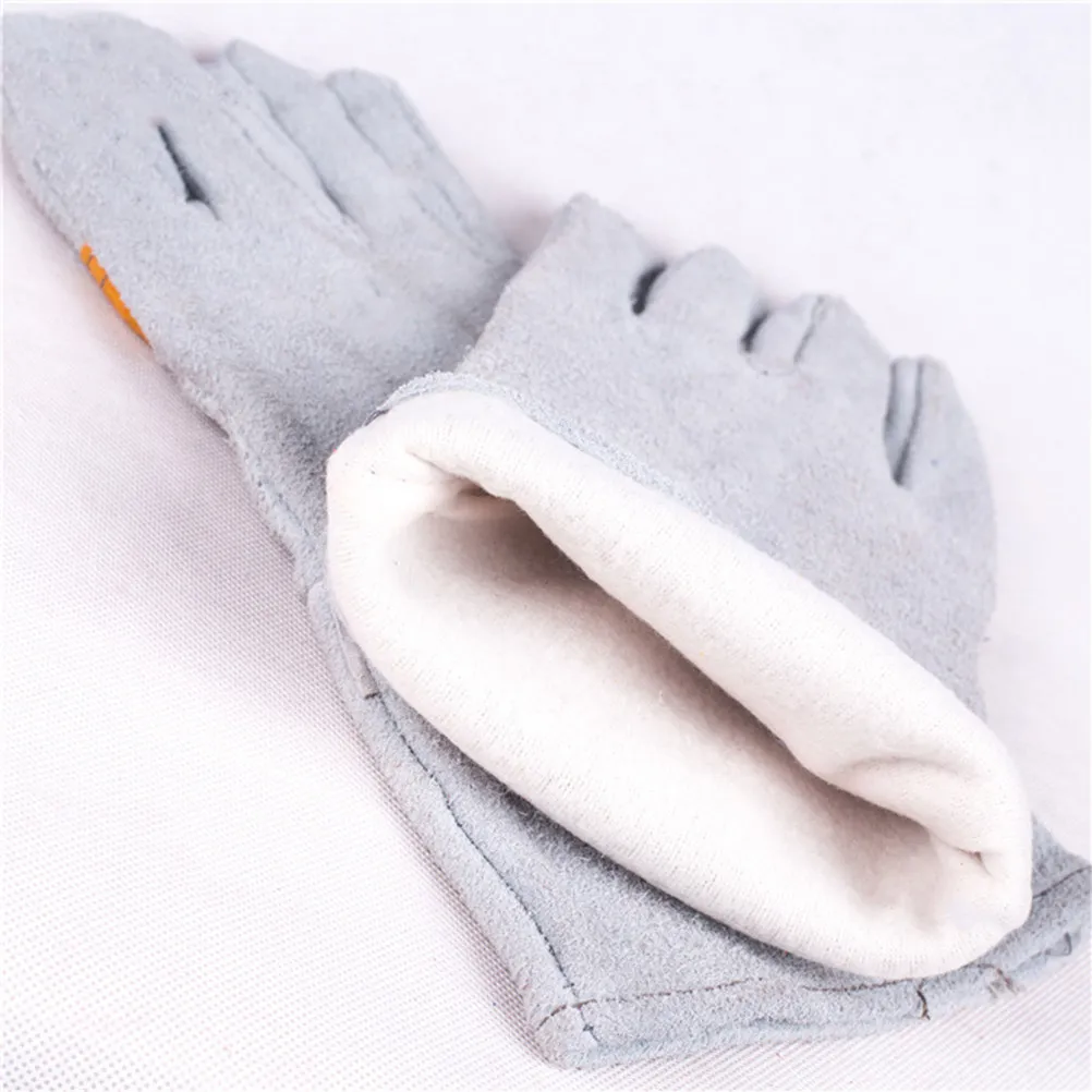 

1Pair Premium Welding Gloves Heavy Duty Wear Resistant Safety Gloves for Construction Carpentry DIY Auto Repair Home Improvement