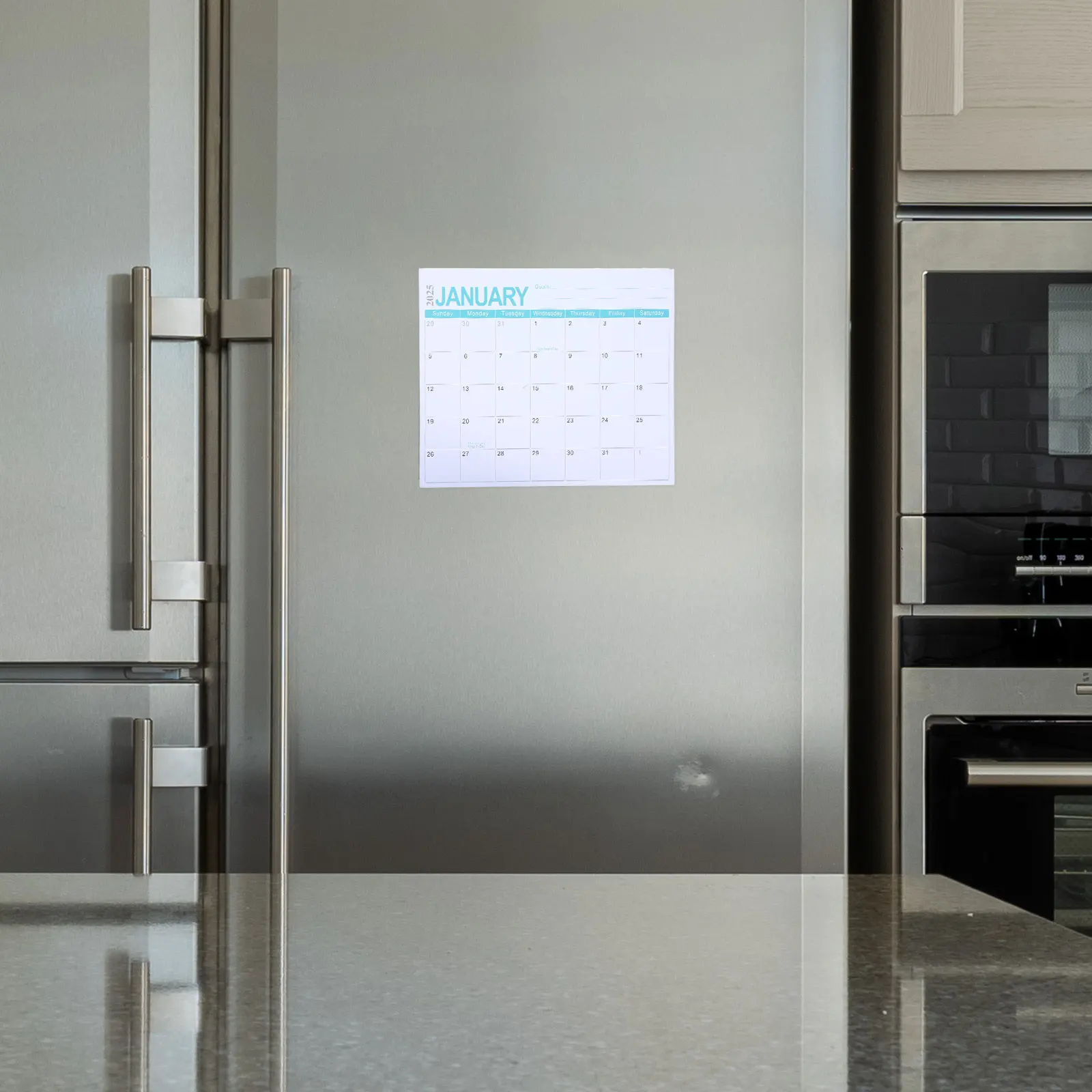 

Fridge Schedule Magnet Date Organizer Calendar Magnetic Refrigerator Paper 2025-2026
