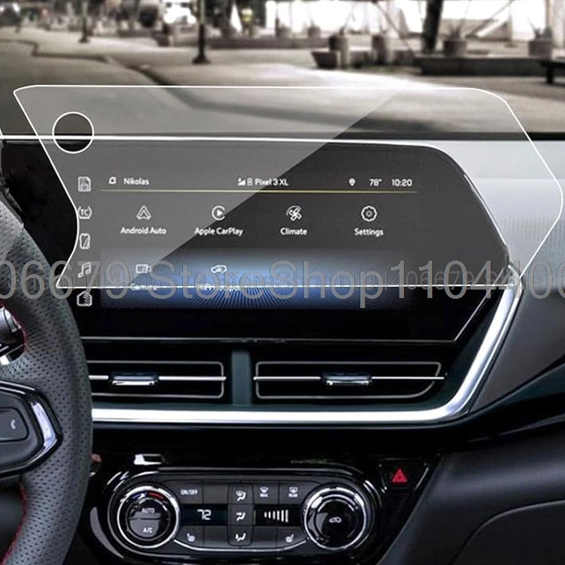 Protector de Pantalla PET para Chevy Trax, Chevrolet Trax 2024 2025, Película Antiarañazos para Navegación GPS de 11 Pulgadas, para el Interior del Automóvil