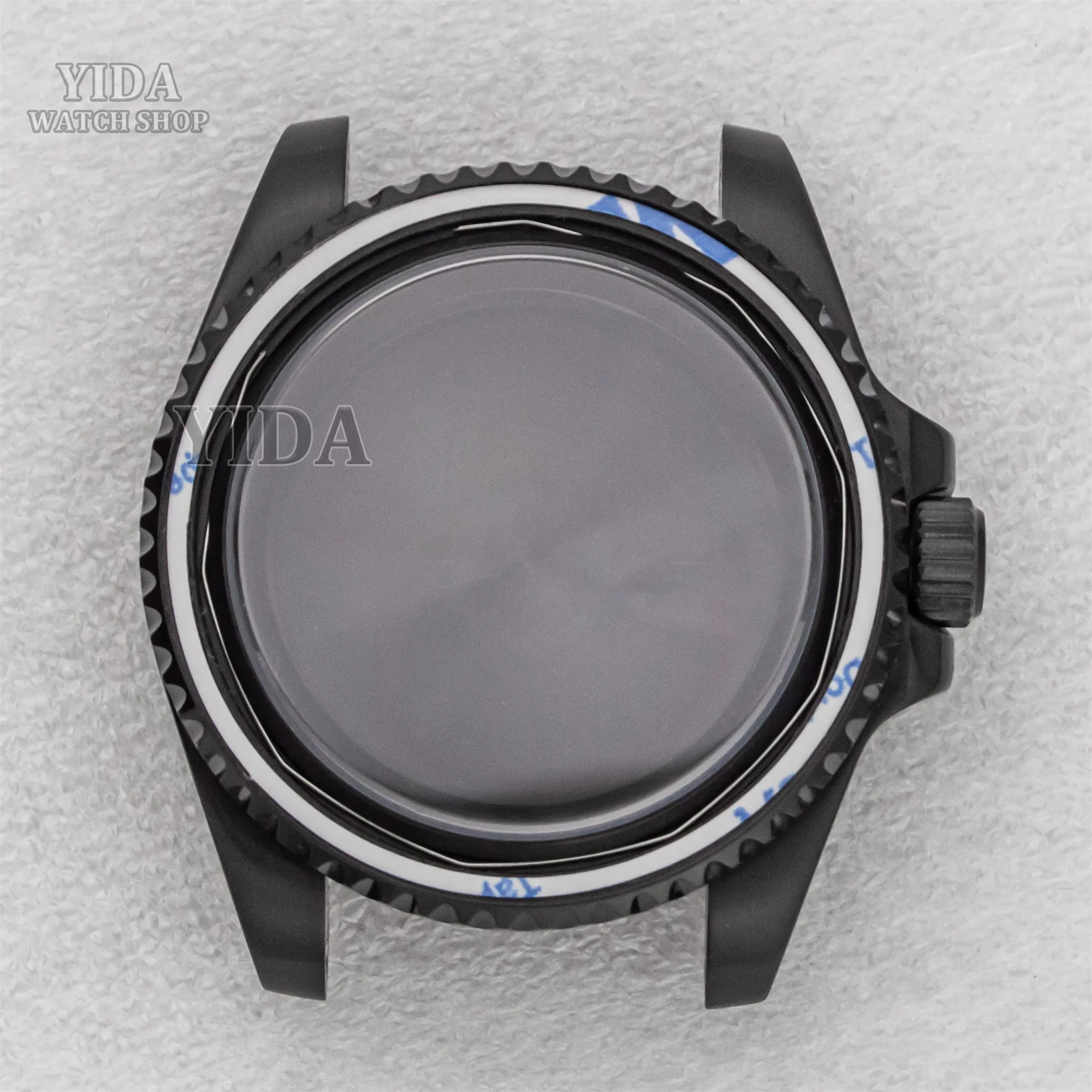 SUB GMT Watchcase 40MM Case Sapphire Glass 10ATM Waterproof Sapphire Crystal Solid Back cover For NH35 NH36 Movement Accessories