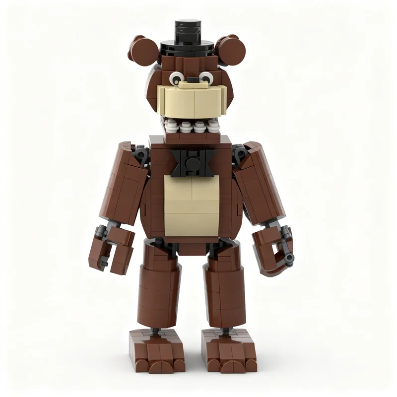 

490PCS MOC Game Series Freddy Fazbear Model Building Blocks Collectible Display DIY Creative Building Blocks Gift Display Gift