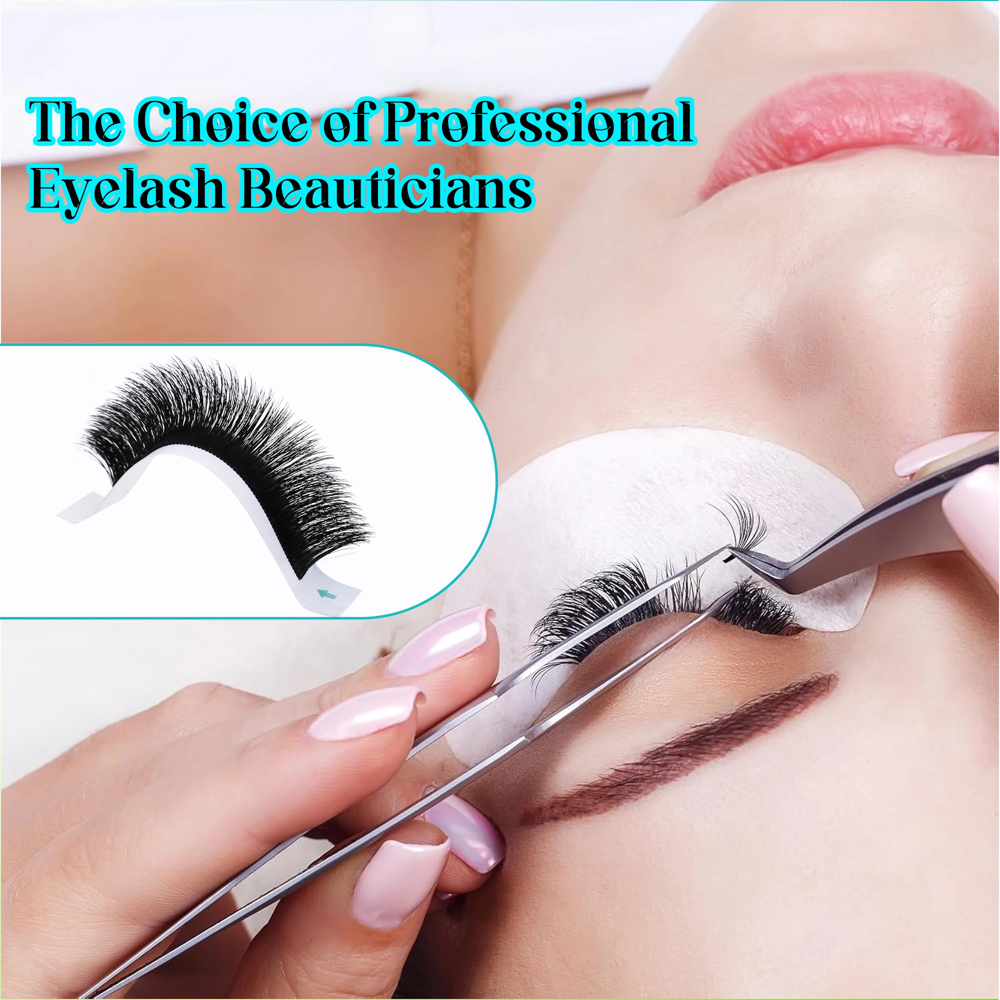 Gemerry Camellia Easy Fan Lashes do przedłużania rzęs Wielowarstwowe 6D Fluffy Russian Volume Lash Super Soft Natural Makeup Tools — zdjęcie 7