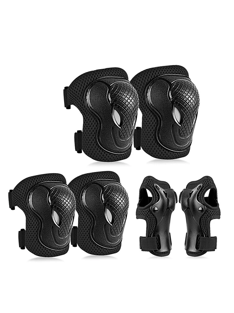 AliExpress AMMOTT 6Pcs/Set Kids Safety Knee Pads Elbow Pads Wrist Guards Children Protective Gear for Girls Boys Cycling Skating Roller
