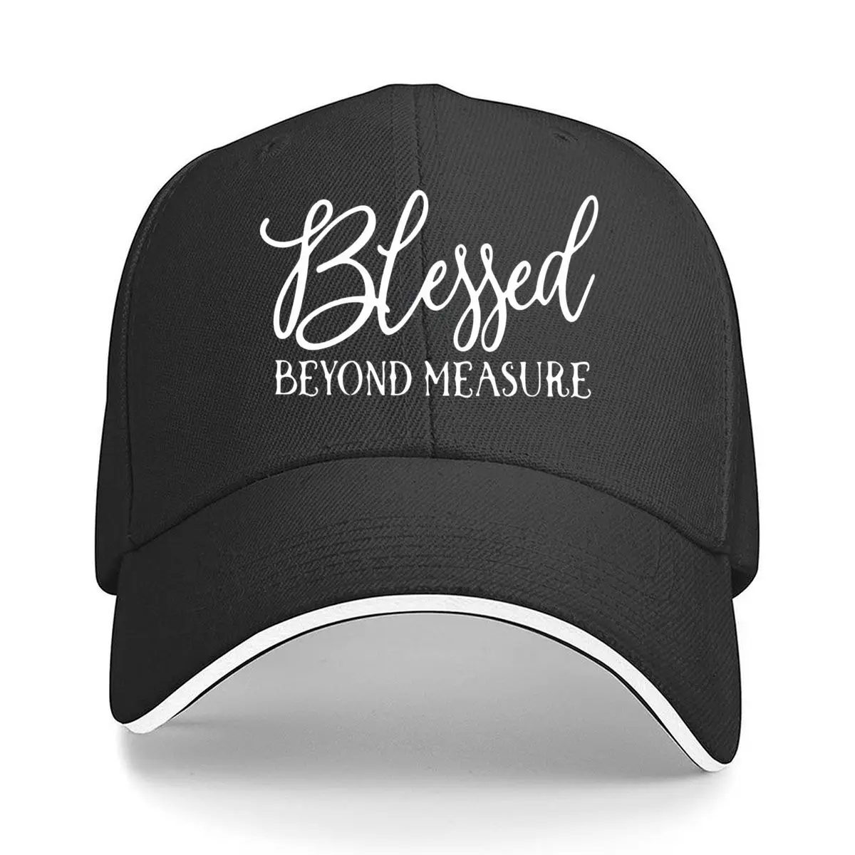 Blessed Beyond Measure Faith Graphic Hip Hop hat Fashion Outdoor Sports Sandwich Baseball Cap