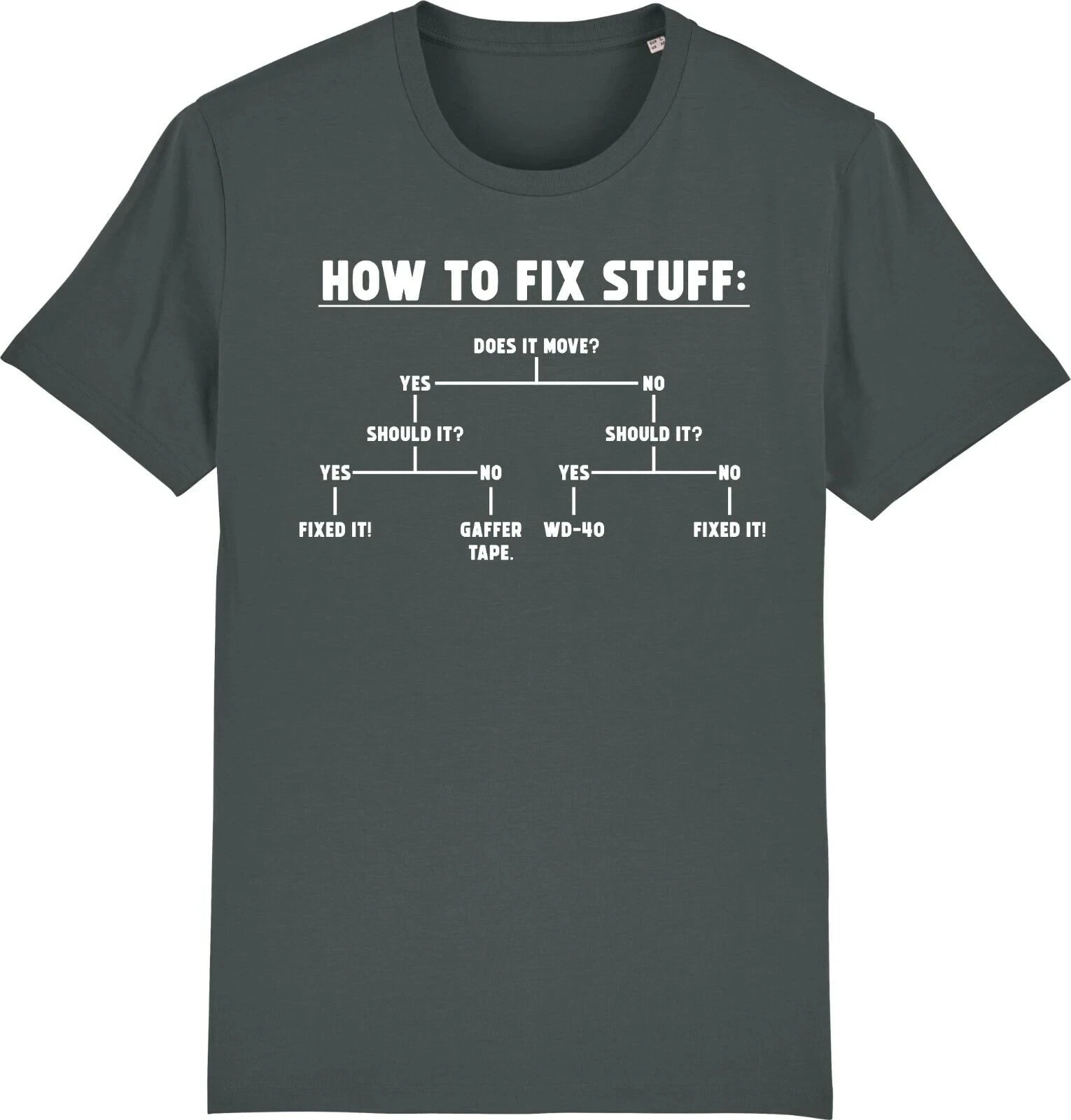 Summer Casual Fashion: How To Repair T-shirts, Funny DIY, DIY Engineers, Builders, and More for Loose Round-neck Tops