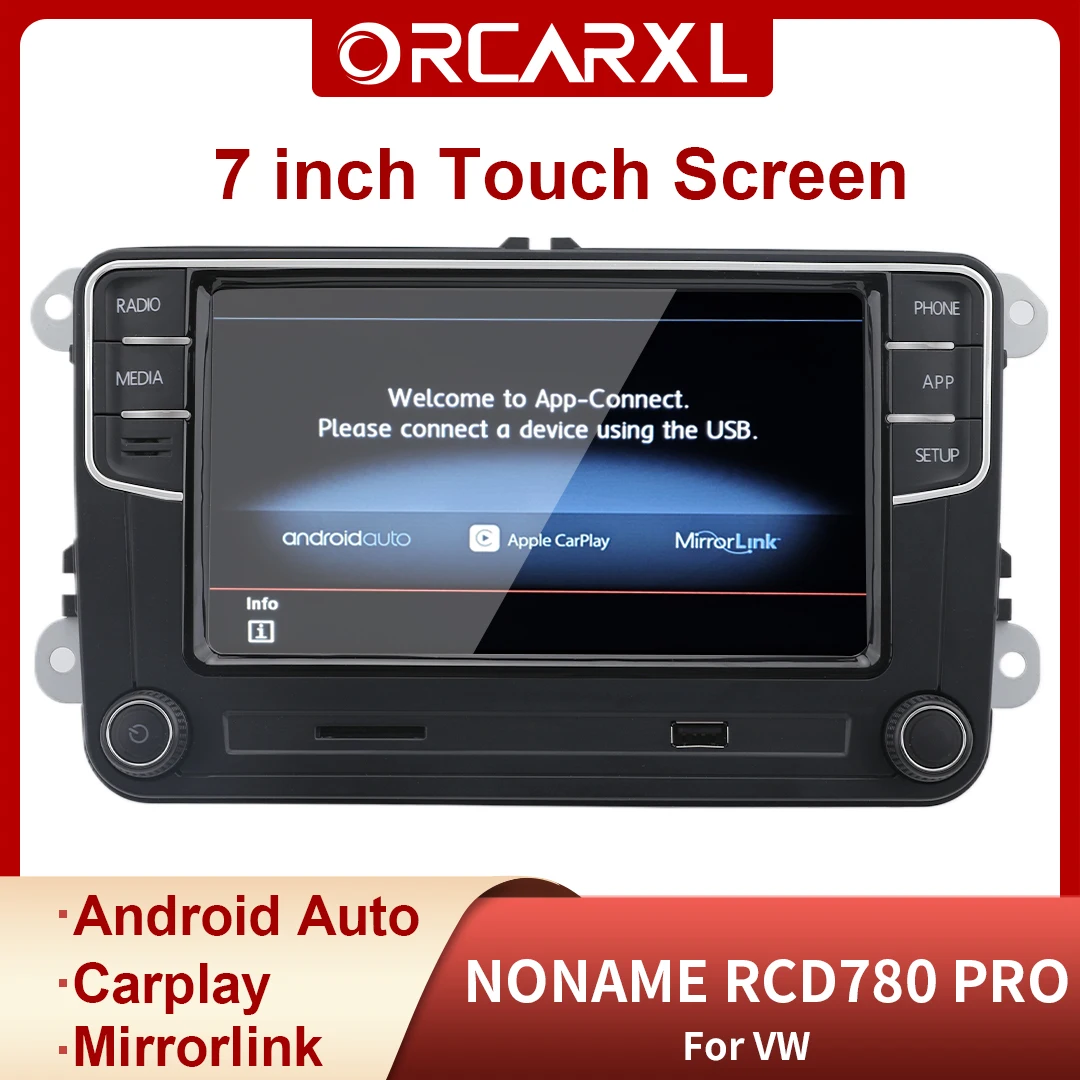 Noname RCD780Pro Android Auto Carplay Car Radio 7 inch Screen Bluetooth for VW Golf MK5 6 Passat B5 B6 B7 Caddy Octavia CC POLO