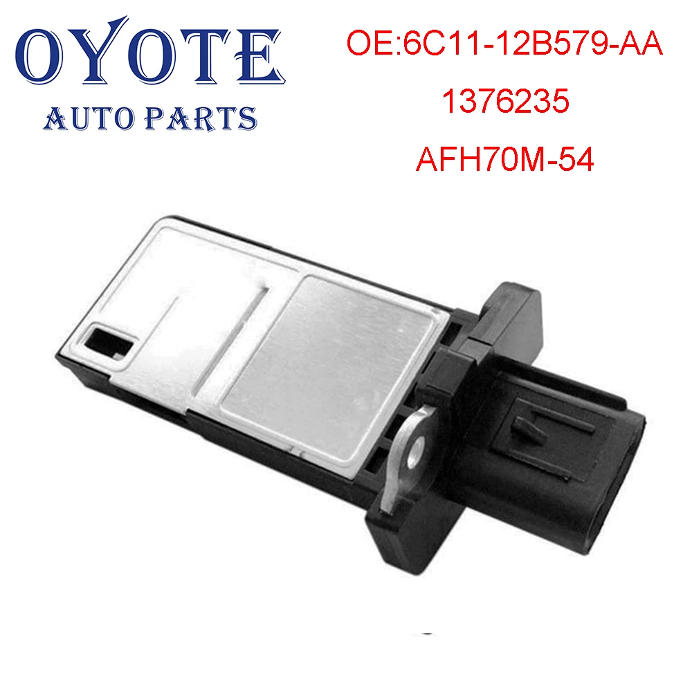 OYOTE 6C11-12B579-AA Mass Air Flow Meter Sensor For Ford Land Rover Fiat Volvo Citroen Peugeot 1376235 30777415 9658127480