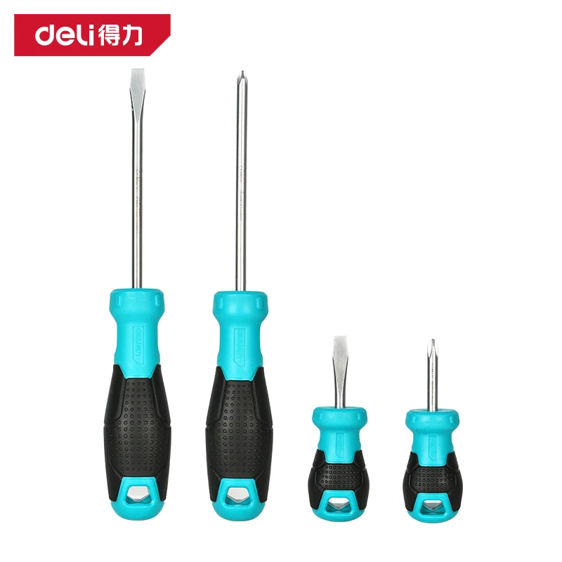 Deli DW1631 Screwdrvier 4PCS Set For Repairs Work Magnetic Bits Screwdrivers For House Office Milti-Use