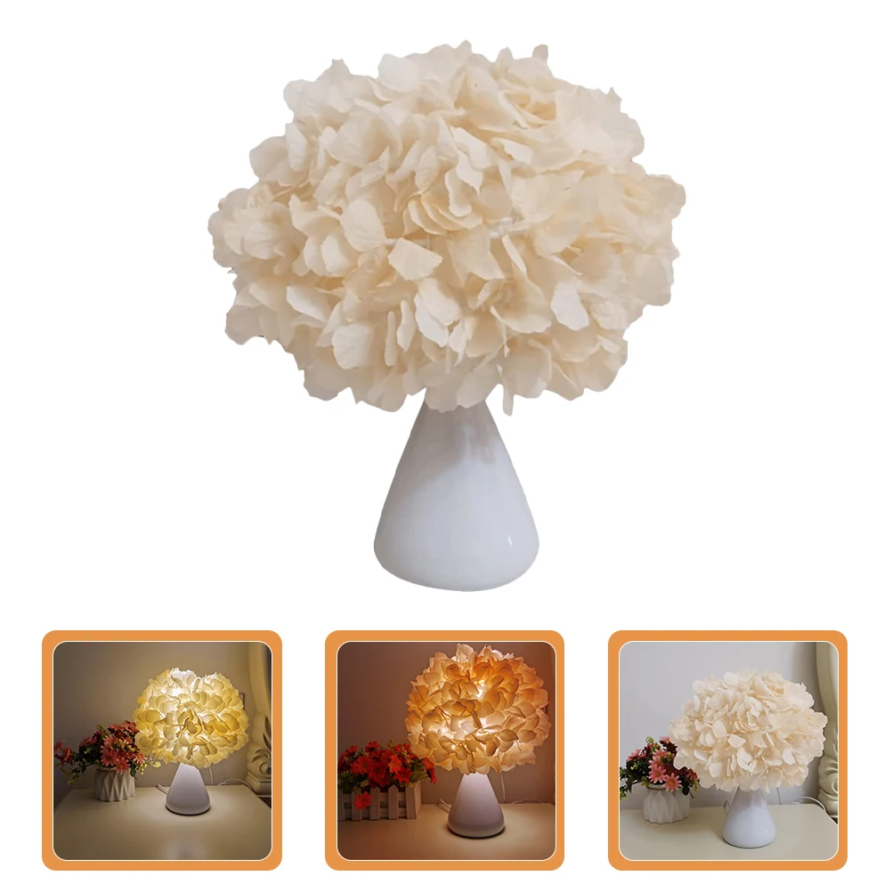 

Petal LED Night Light Lamp Unique Retro Decorative Room Warm Ambient Aesthetic Bedside Small Desktop Table Lighting