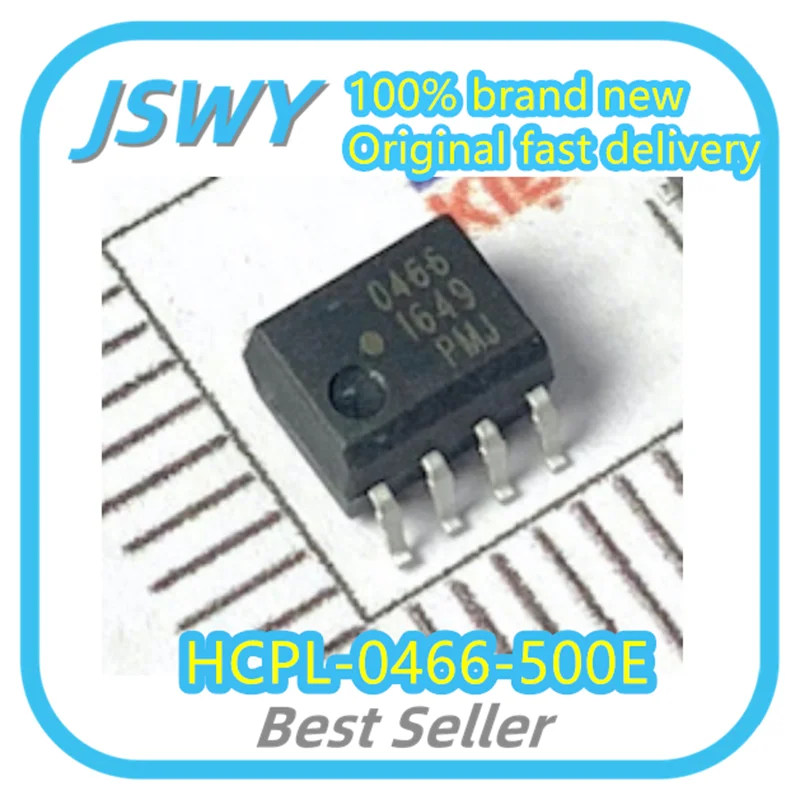 (10/100pcs) HCPL-0466-500E HCPL0466 Silkscreen 0466 SOP-8 Bi-directional High Speed Photocoupler Chip Original Electronics New