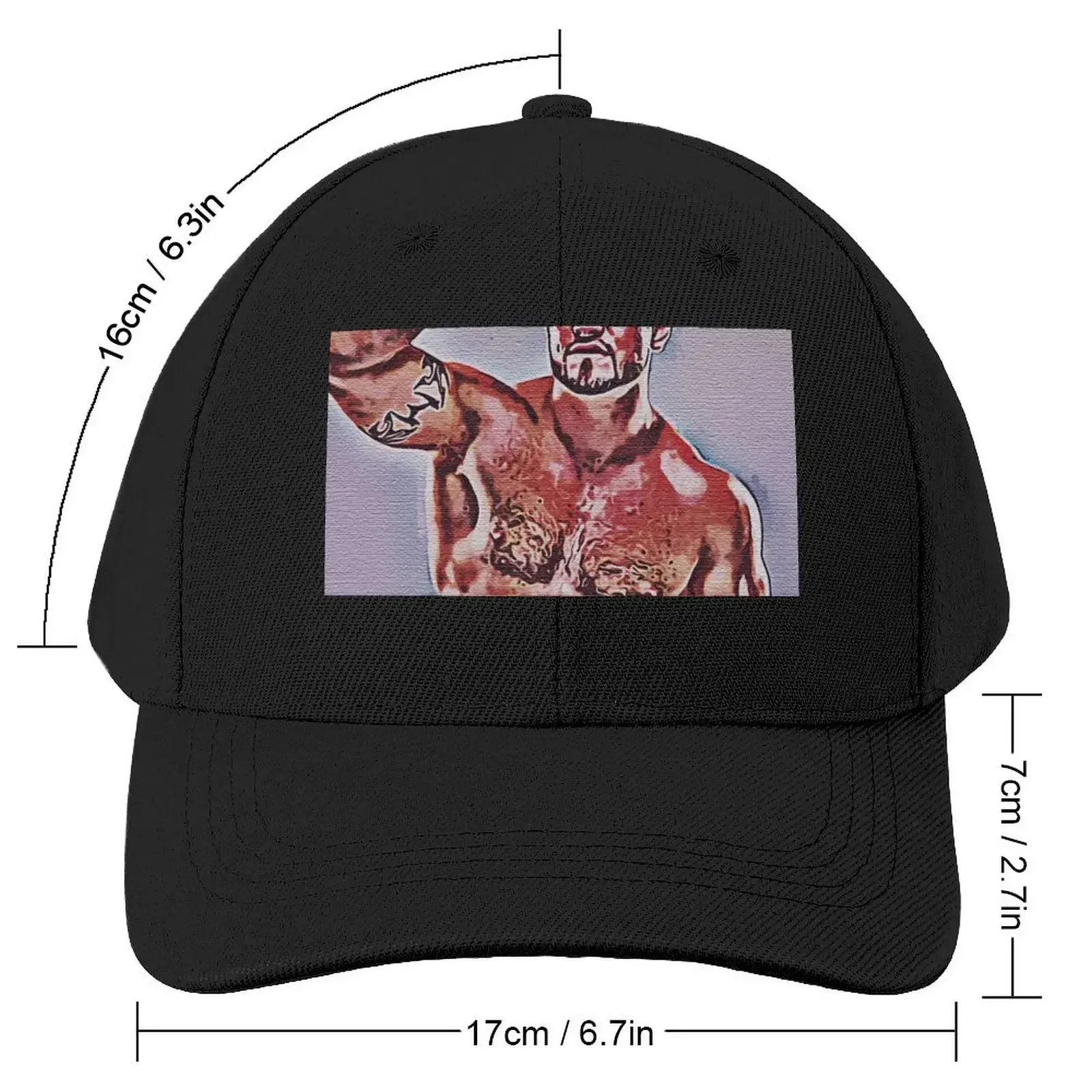 sexy Christmas guy, sexy santa, male erotic nude, male nude Baseball Cap Golf Wear Big Size Hat Male Women's