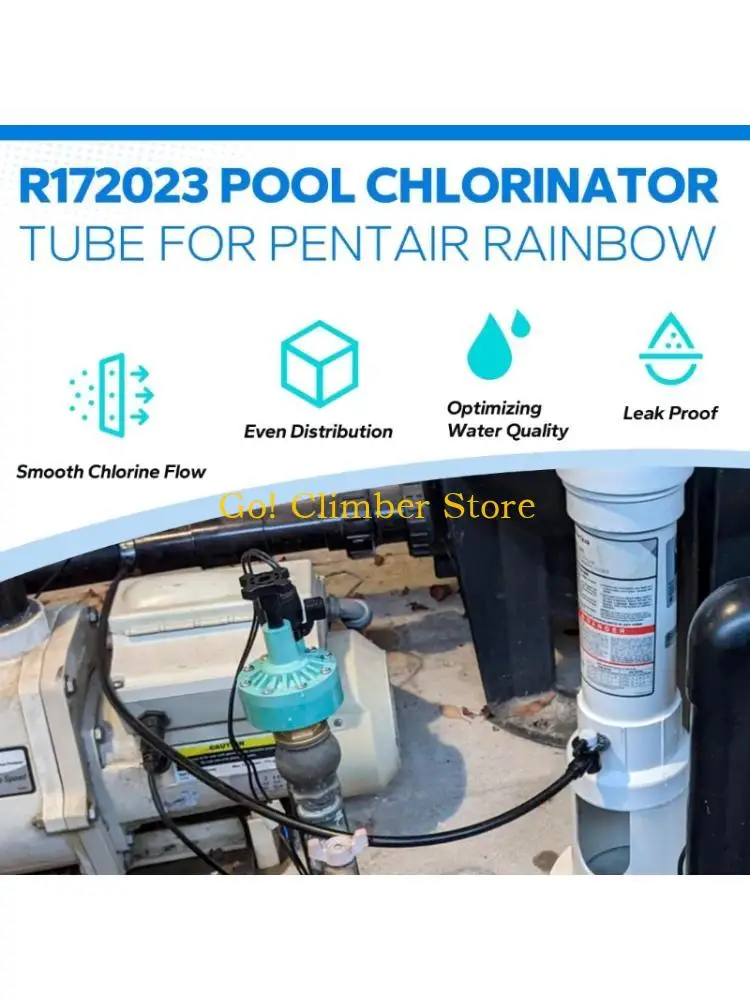 

Q84C Сменная трубка хлоратора, дозатор хлора для бассейна, быстрое соединение для дезинфицирующих средств для бассейна, отличные