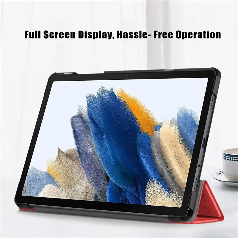 Für Galaxy Tab A11 Tablet-Schutzhülle A11 Plus Dreifach faltbare, lackierte Hartschalenhülle 2025 – Detail 4