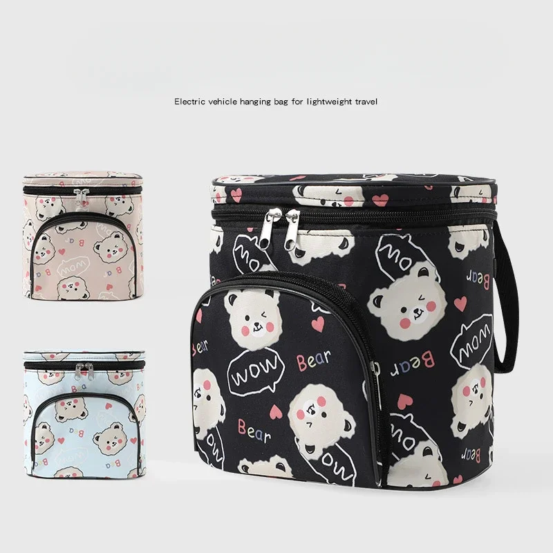 Polyester Large Capacity Storage Hanging Bag Electric Scooter Front Hanging Bag Bicycle and Electric Bike Universal Storage Bag