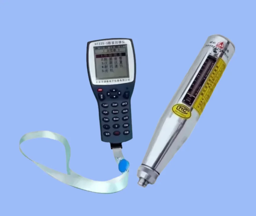 

HT225-S Digital Voice Concrete Rebound Tester Portable Resiliometer Test Hammer Strength Meter