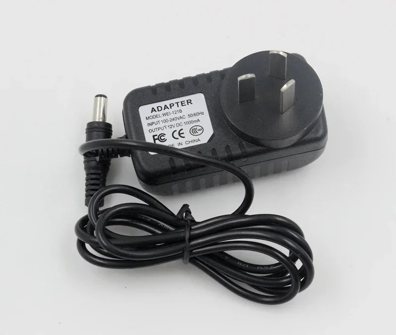 ANPWOO  12V 1A Power Supply AC 100-240V Power Adapter wall charger DC 5.5mm x 2.1mm EU/AU/UK/US Plug For Security CCTV Cameras
