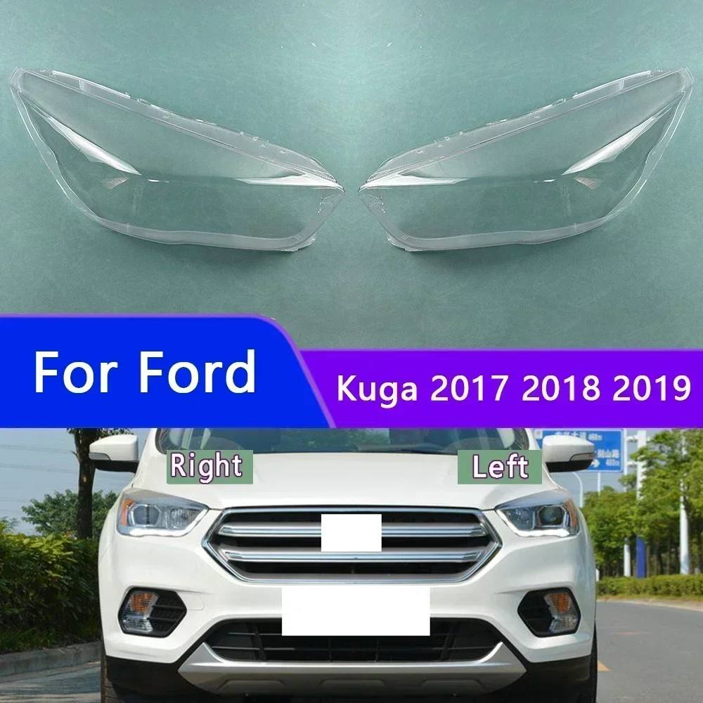 

Для Ford Kuga 2017 2018 2019, крышка фары, абажур передней фары, корпус лампы из плексигласа, замена оригинального абажура