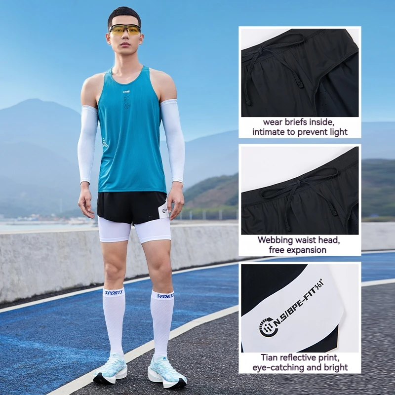 361 Degrees Men\'s Sports Shorts Summer Quick-drying Pants Casual Running Fitness Training Breathable Comfortable 652422701