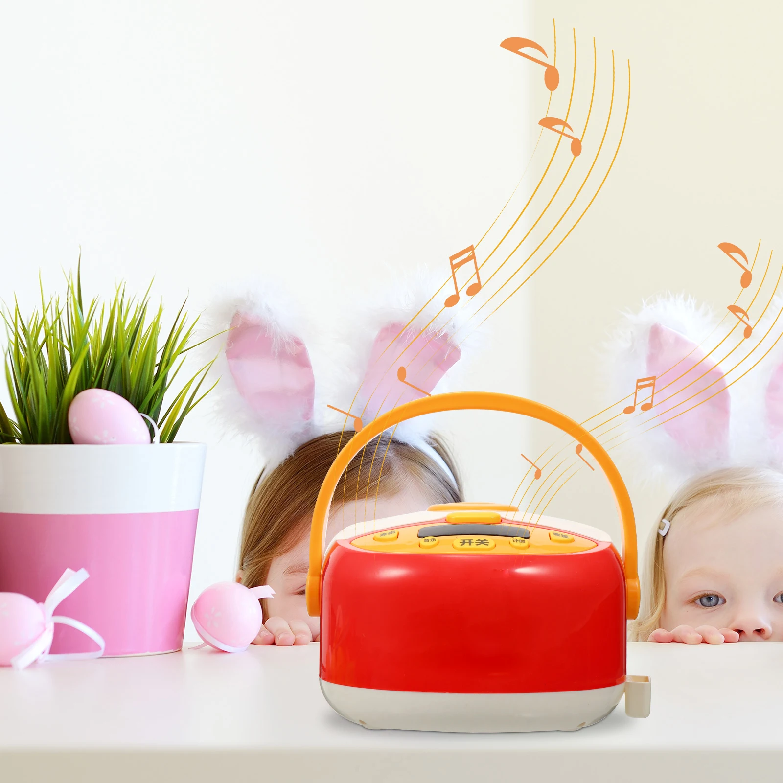 

1 set Simulation Kitchen Set Kids Cooking Playhouse Educational Rice Cooker Toy for Children Safe Material Parent-Child
