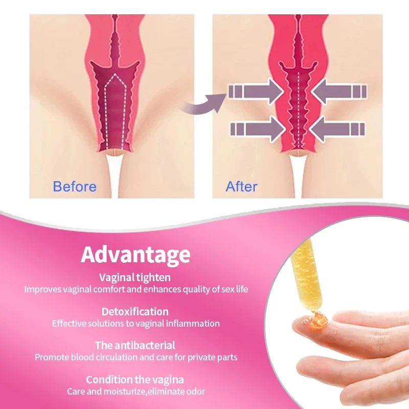 Vaginal Tightening Gel Women Vaginal Tighten Vagina Shrinking Clean Vaginale Narrow Female Womb Detox Body Private Care Product