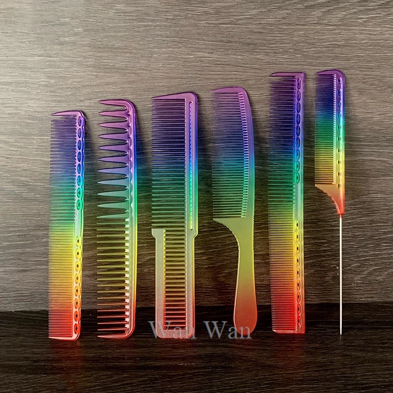 Rainbow Haircut Combs 335 336 339 345 Professional Barber Comb Hairdressing Salon Hairstylist Special Hair Trimming Accessories