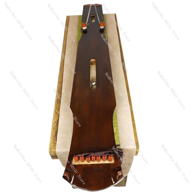 

Pure Handcrafted Guqin, Old Instrument, Seven-string Guqin, Fu Xi Style Paulownia Wood, Ideal for Beginners