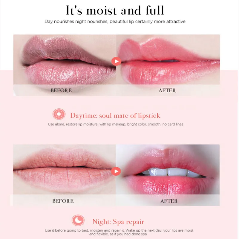 6 Colors Ice Cream Lip Oil Balm Vegetable Lip Gloss Waterproof Lasting Makeup Liquid Lipstick Sweet Red Lip Tint Skin Care