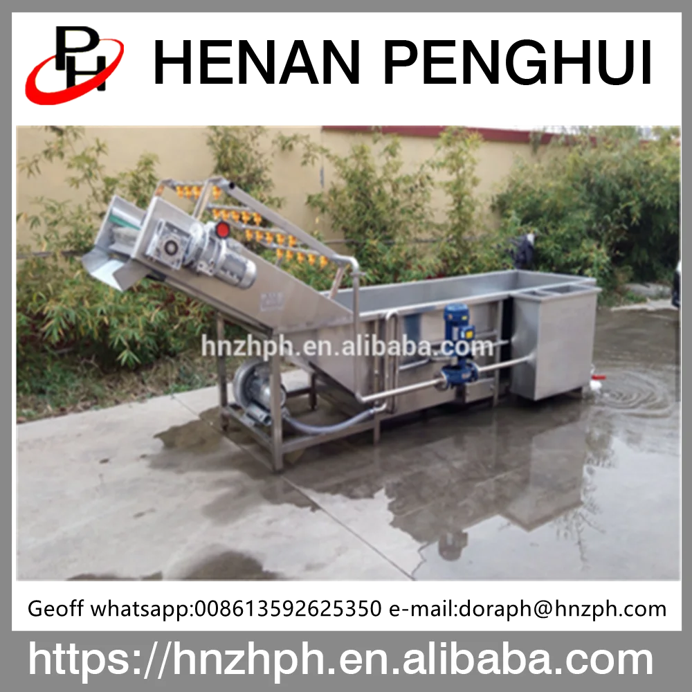 High Quality Industrial Fruit and vegetable Washing Machine Price