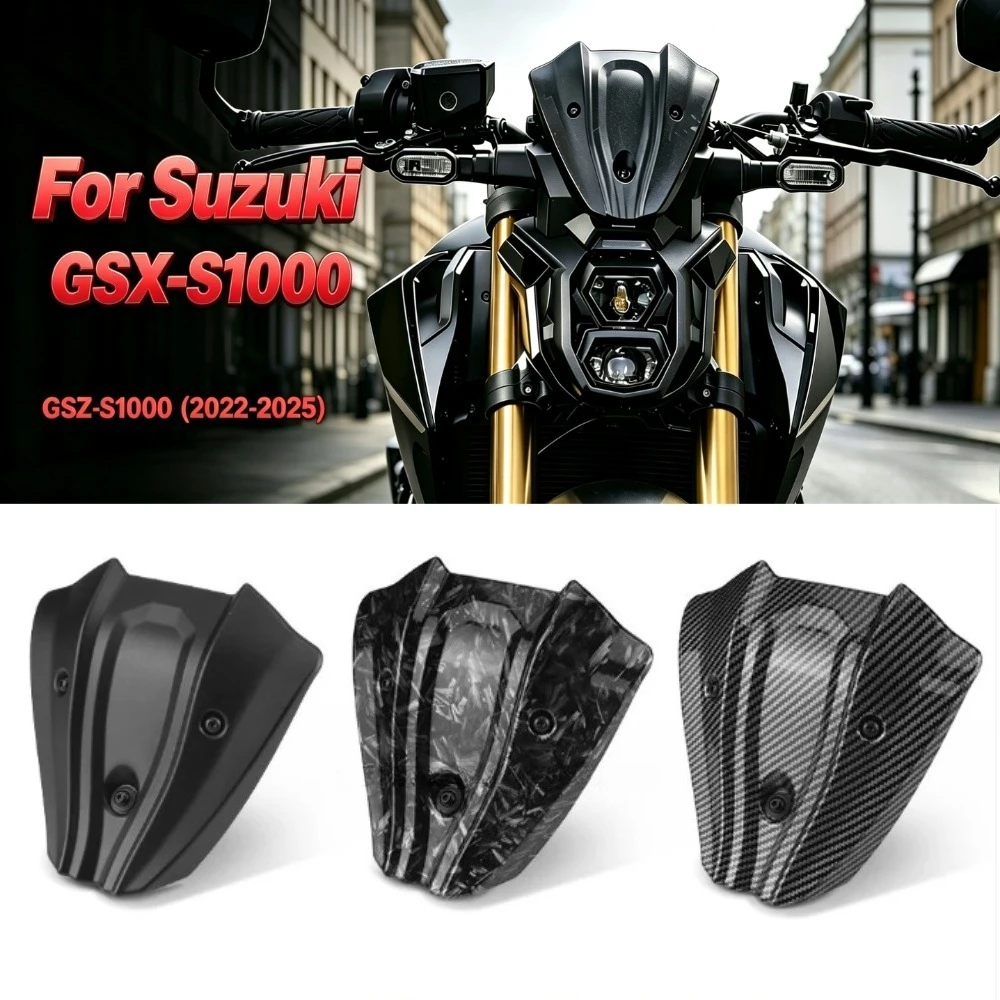 Für Suzuki GSX-S1000 GSXS 1000 GSX S1000 2022-2025 Motorrad Sport Windschutzscheibe Kleiner Windschutz Windabweiser