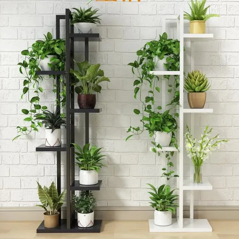 

Orchid shelf of green lotus, living room bedroom flower shelf, multi-storey indoor iron balcony flower shelf