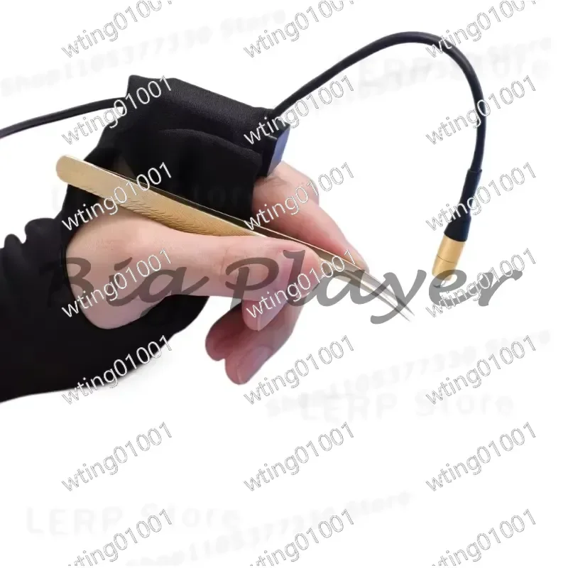 for 405nm UV LED Lamp Portable Remote Control Curing Light for Eyelash Extension Tweezers with Bright Illumination